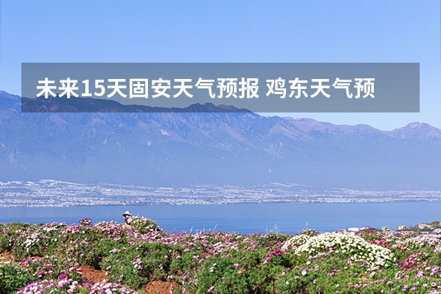 未来15天固安天气预报 鸡东天气预报鸡东天气预报未来15天