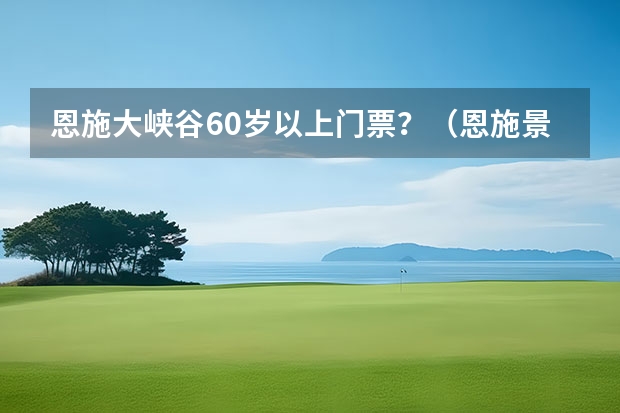 恩施大峡谷60岁以上门票？（恩施景点门票推荐及预订指南）