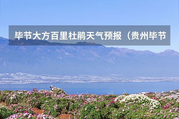 毕节大方百里杜鹃天气预报（贵州毕节百里杜鹃天气预报一周）